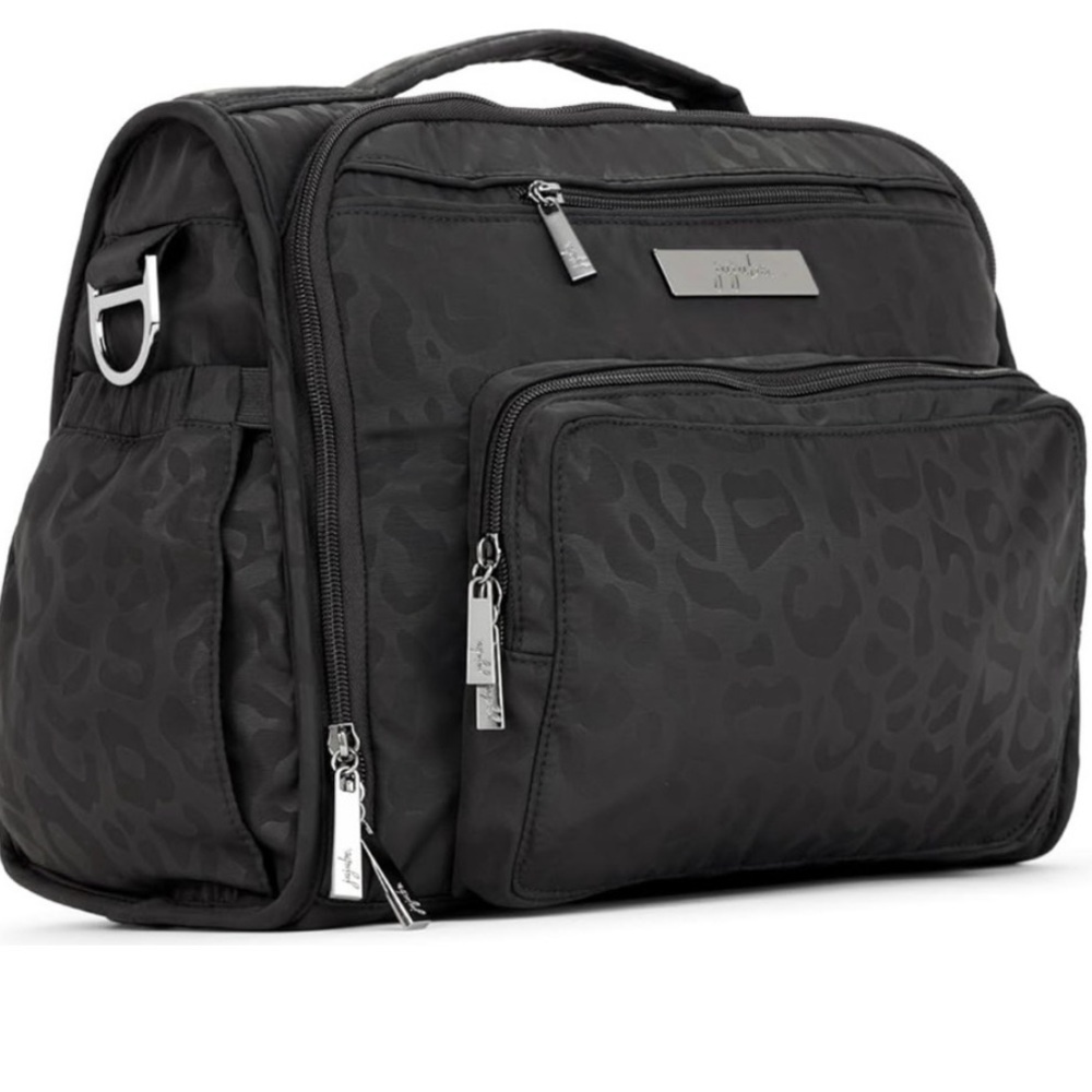 Jujube Black Cheetah Print Diaper Bag
